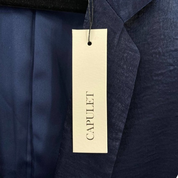 NEW Capulet x Revolve Notch Collar Blue Blazer - Picture 11 of 15